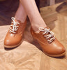 Round Toe Women Oxfords Shoes