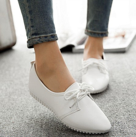 Pure Light Color Casual Shoes