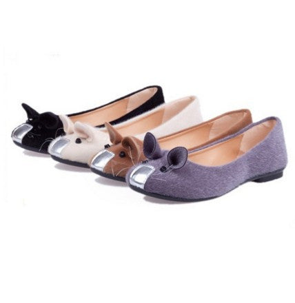 Cute Mouse Design Women Shoes