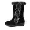 Wedges Buckle Strap Snow Boots Shoes