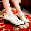 Retro Carving Women Oxford Shoes