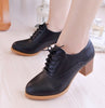 Round Toe Women Oxfords Shoes