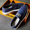 Denim Slip On Loafers Fashion Shoes