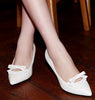 Bow Knot Tip Pump Shoes