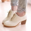 Round Toe Women Oxfords Shoes