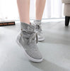 Canvas Fashion Boots Lace-up