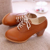 Round Toe Women Oxfords Shoes