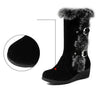 Wedges Buckle Strap Snow Boots Shoes