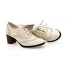 Retro Carving Women Oxford Shoes