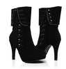 Platform Suede Boots Heel Shoes