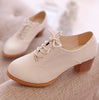 Round Toe Women Oxfords Shoes