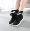 Canvas Fashion Boots Lace-up